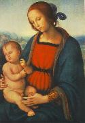 PERUGINO, Pietro Madonna with Child af Sweden oil painting reproduction
